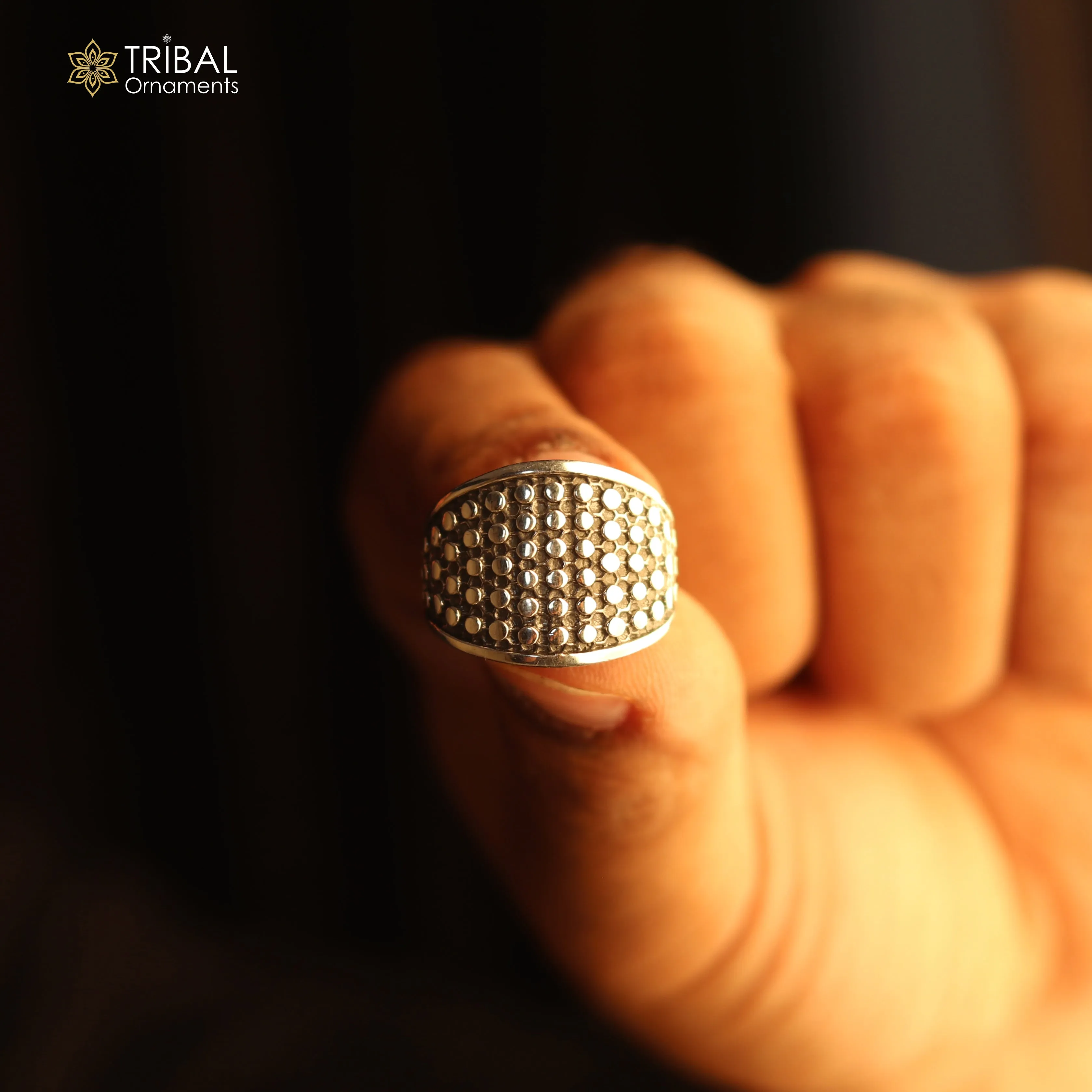 925 sterling silver heavy stylish ring  men's Jewelry sr758