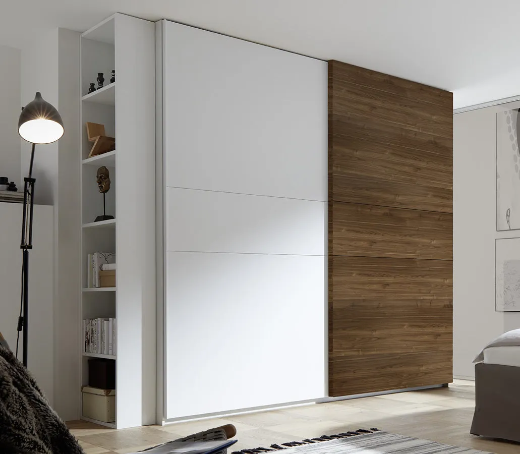 Artelio - Armadio moderno 2 ante scorrevoli in legno da camera cm 220x64x218h  - vari colori