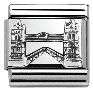 Classic MONUMENTS RELIEF silver 925 Tower Bridge   330105/10