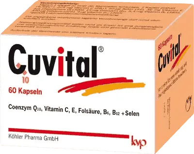 CUVITAL, coenzyme Q10, selenium, Protective vitamins