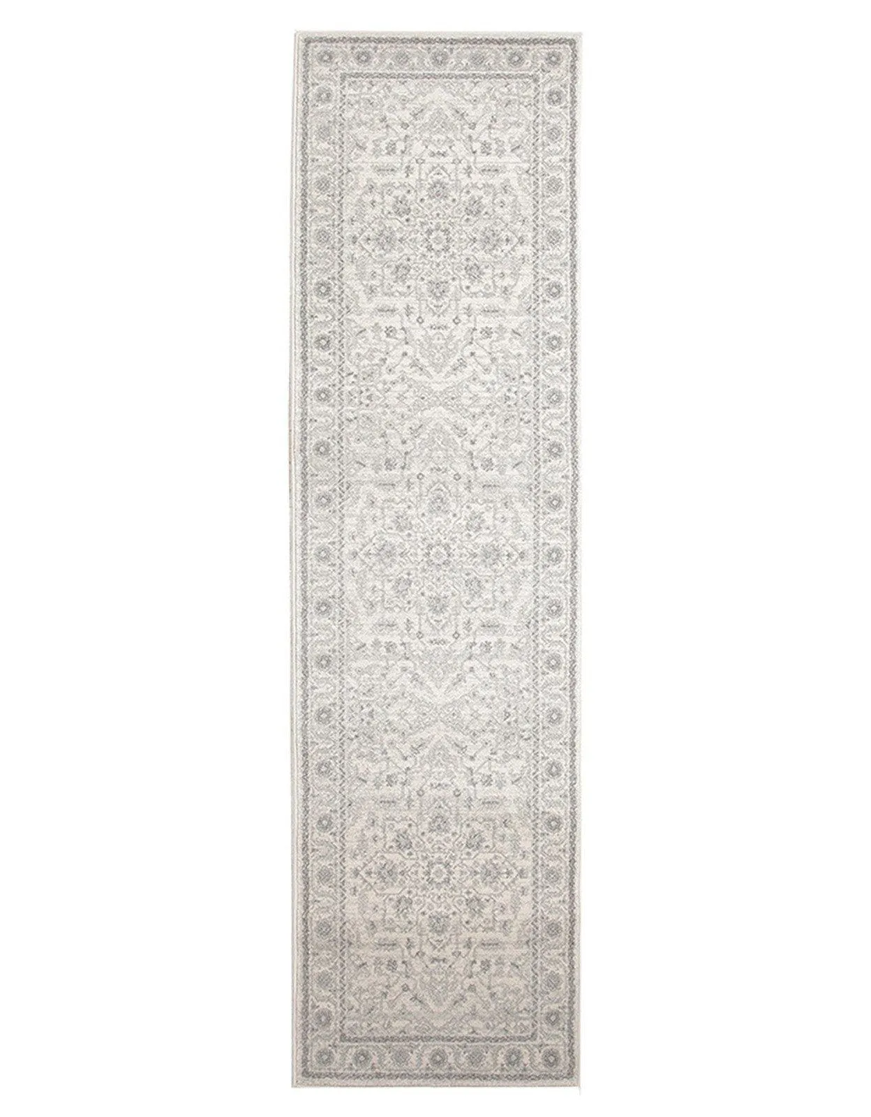Esme Winter White Transitional Runner Rug
