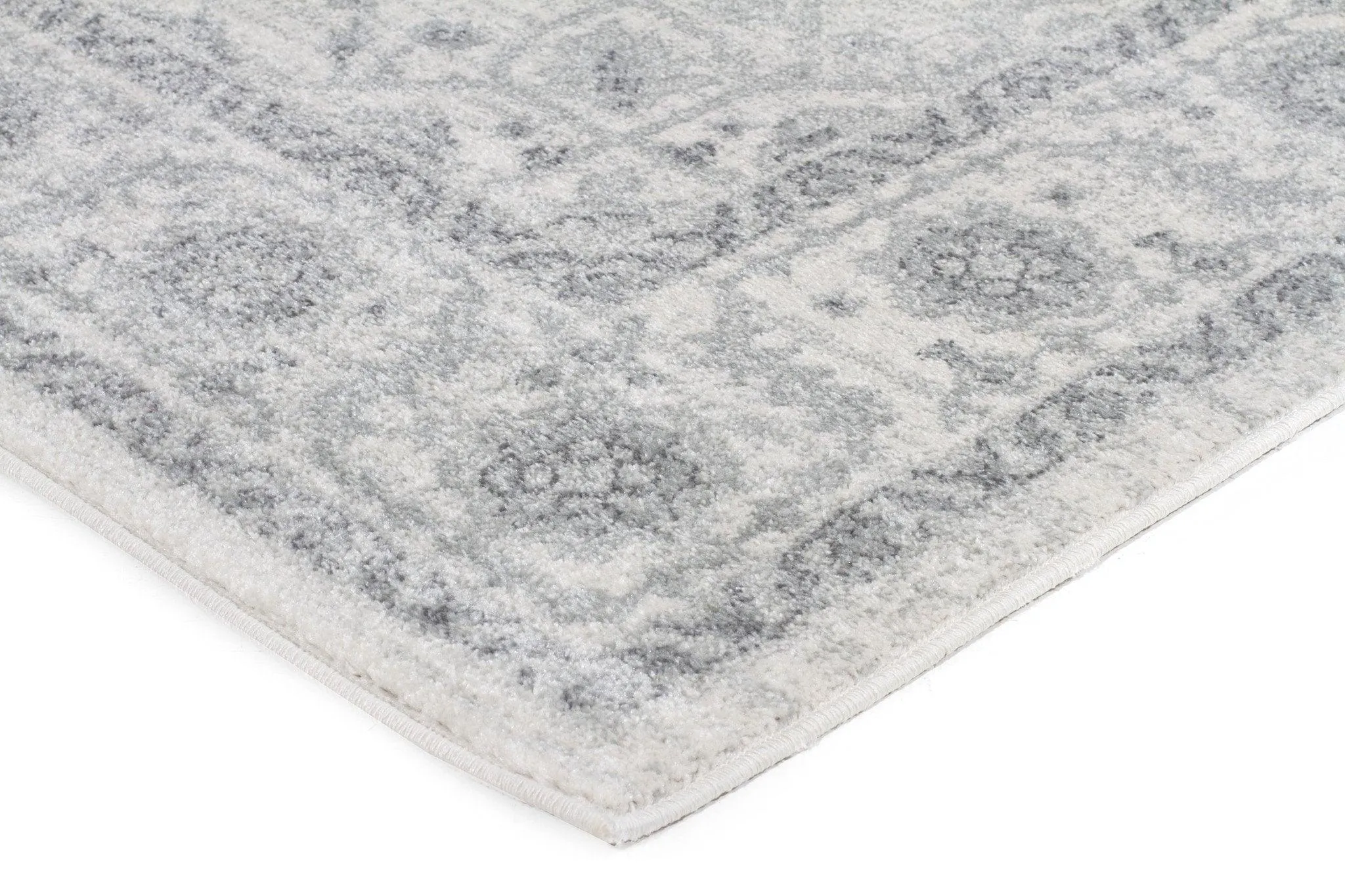 Esme Winter White Transitional Runner Rug