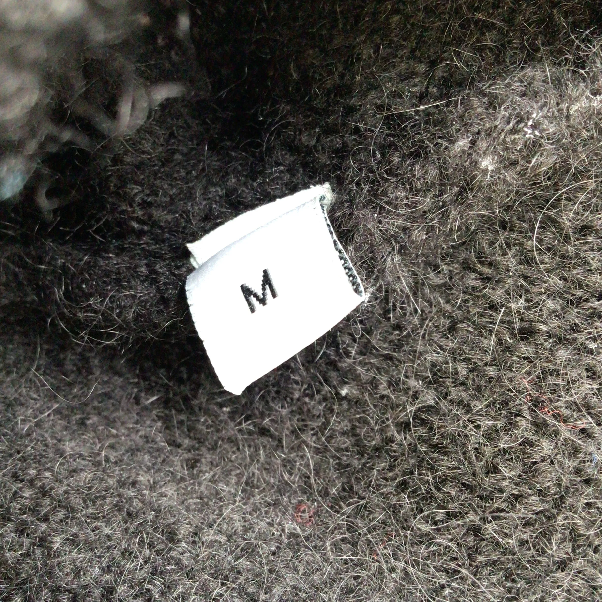 Givenchy Black / Red Long Sleeved Mohair Knit Sweater