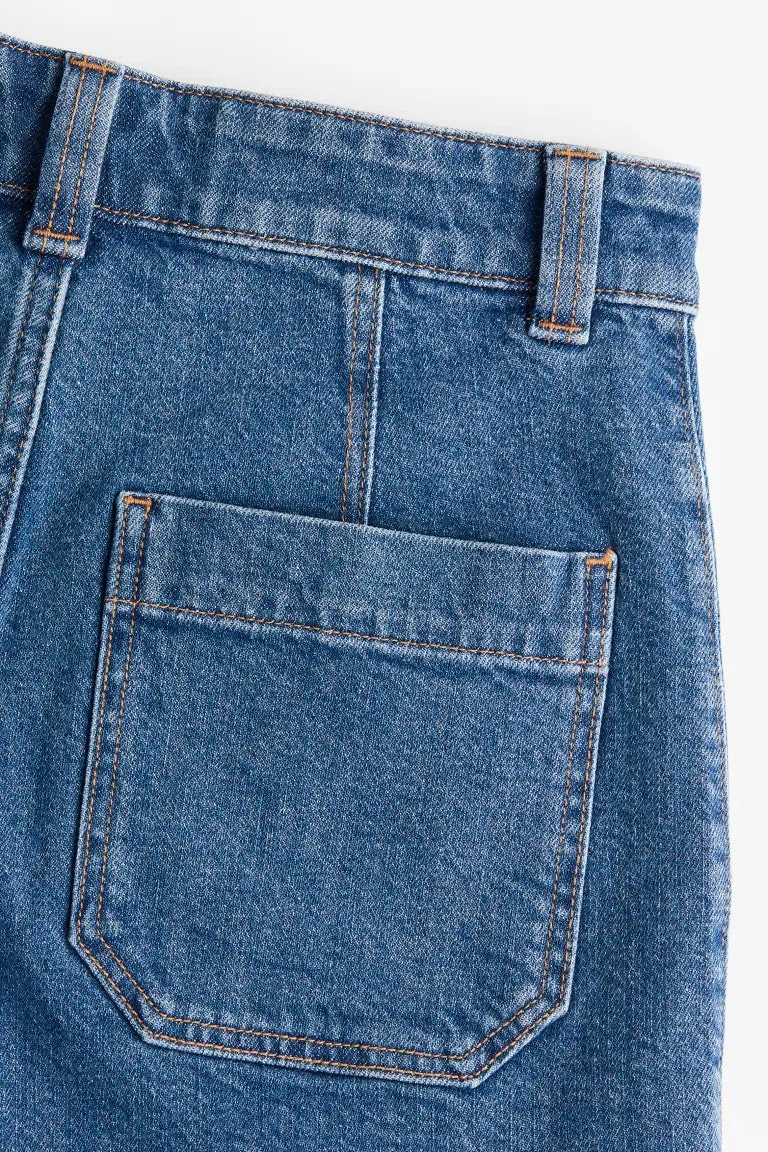 H&M denim shorts, denim blue