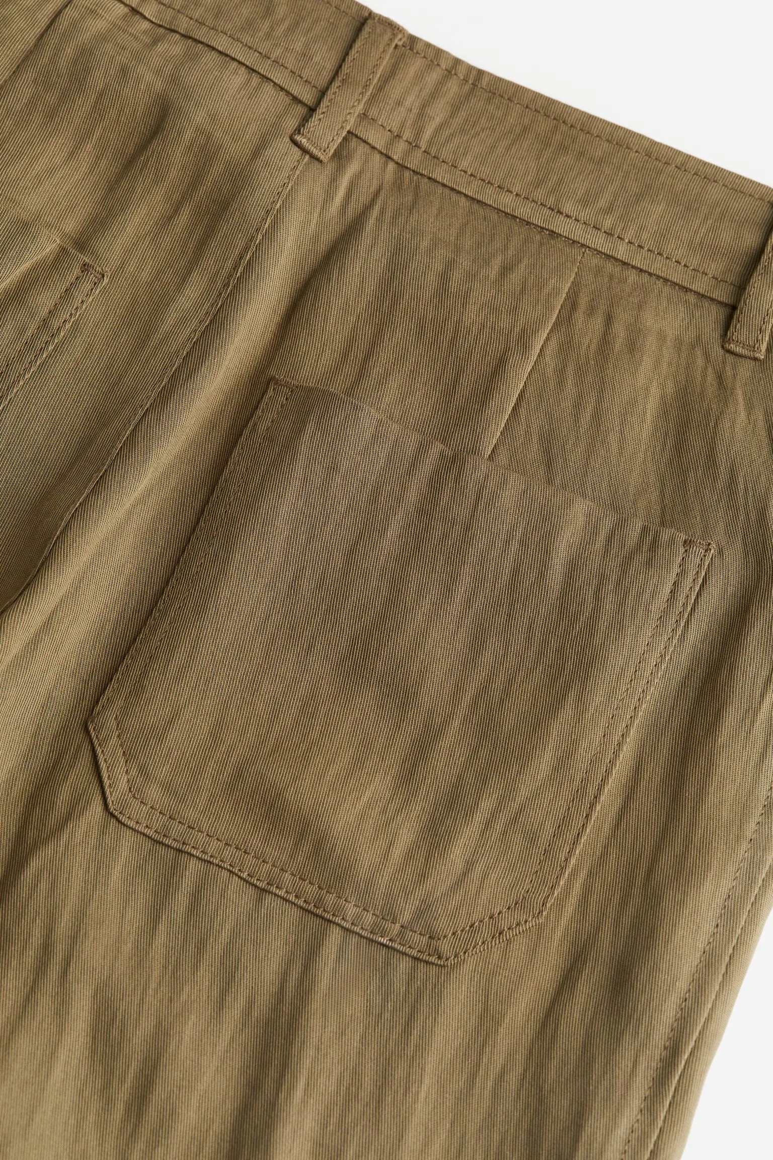 H&M Lyocell-blend trousers, khaki