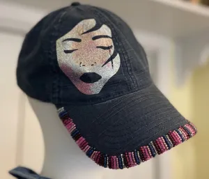 Hand Beaded Baseball Cap
