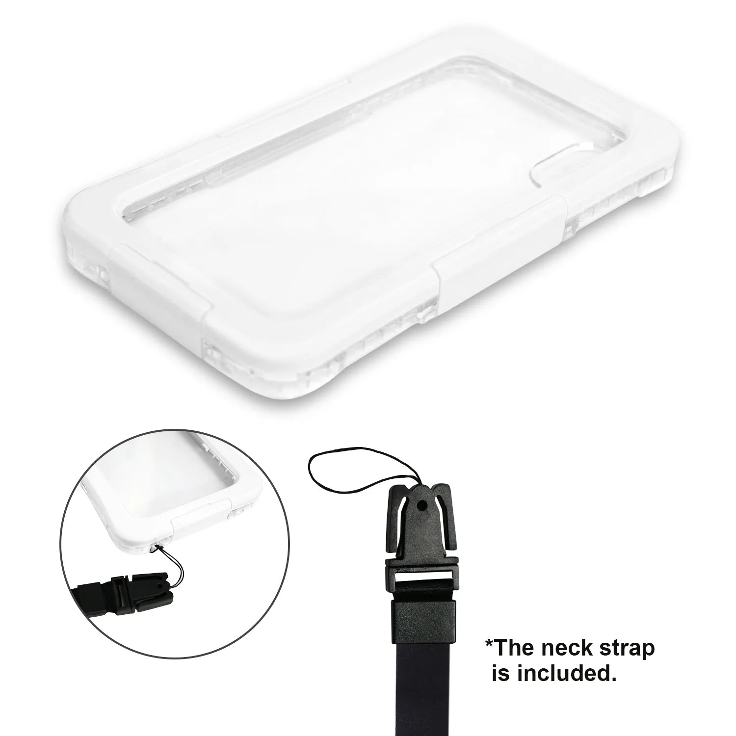 iPhone XR Case - Waterproof with Neck Strap