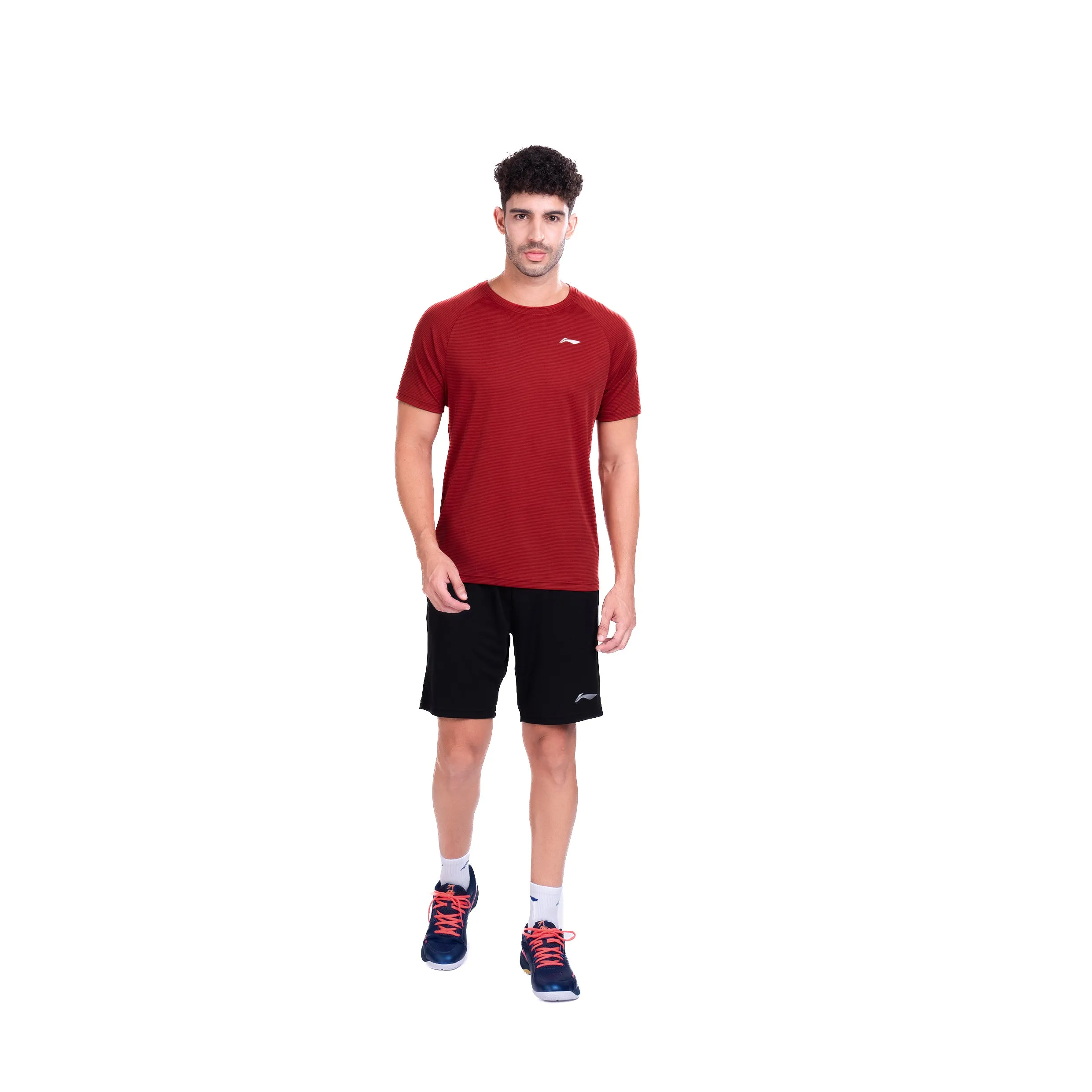 Li-Ning Raglan T-Shirt (RED ; S)