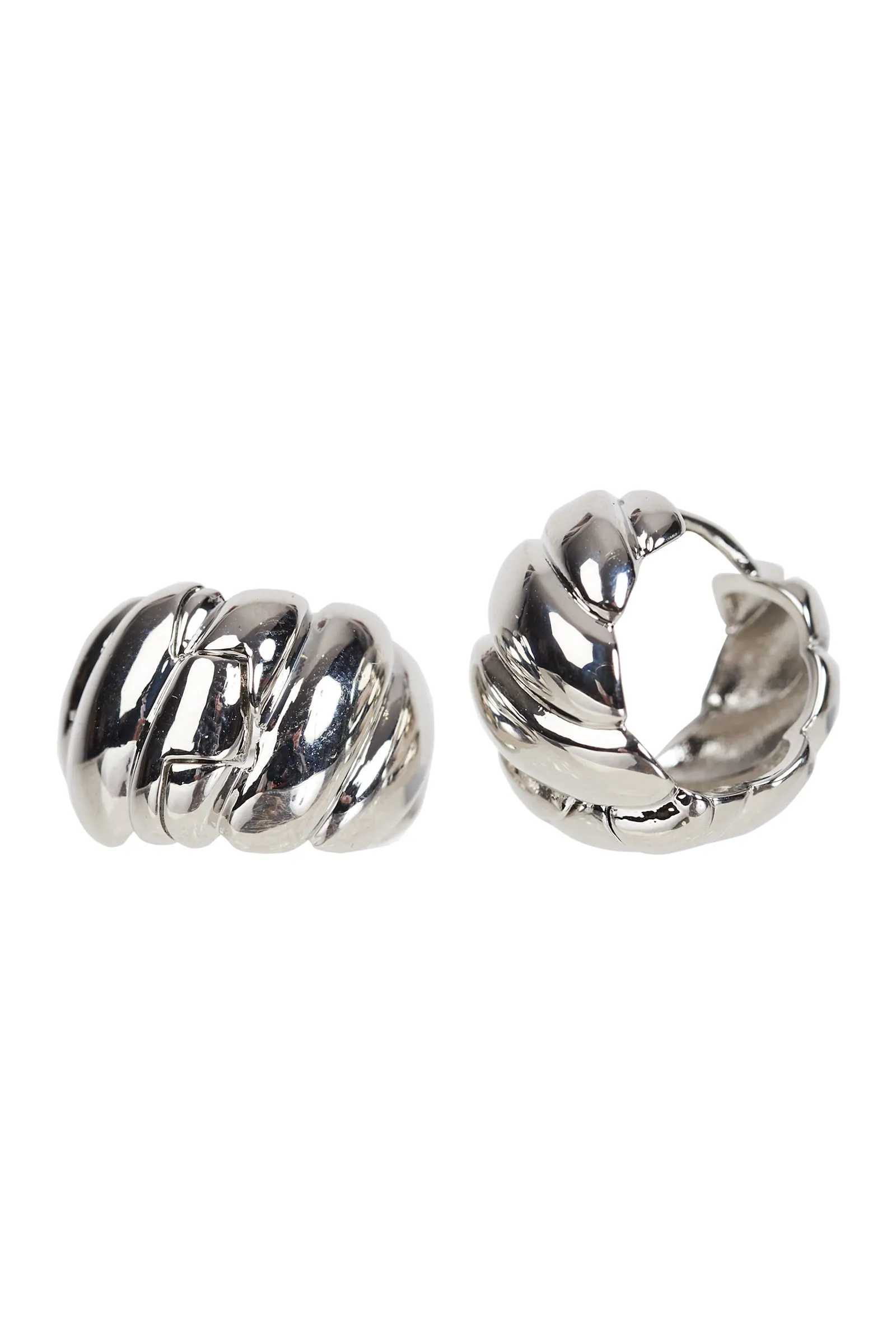 Mayan Earring - Silver Twist