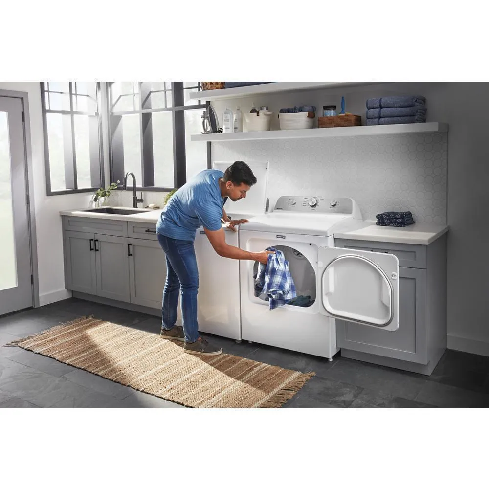 Maytag MED4500MW FrontLoad Electric Wrinkle Prevent Dryer - 7.0 cu. ft.