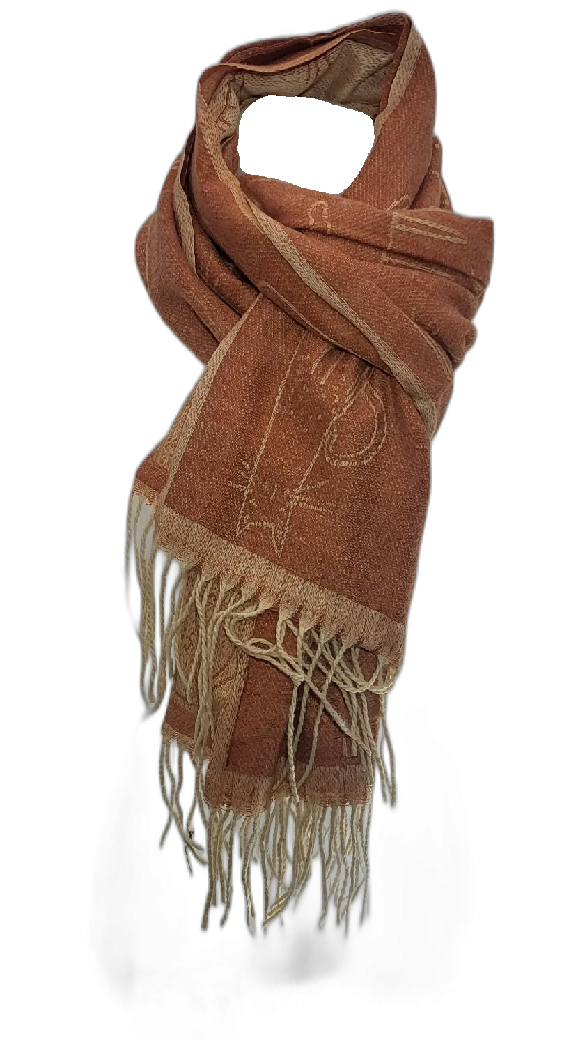 RMD2305-20 VERA TUCCI CAT PRINT SCARF NEW FOR AW23!