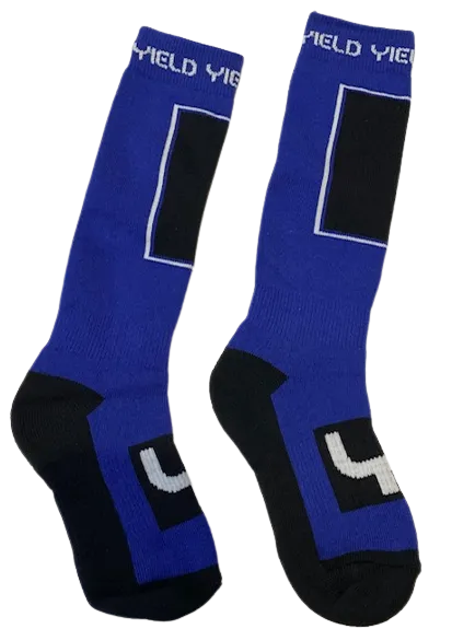 Yield Kids Snow Sock Blue